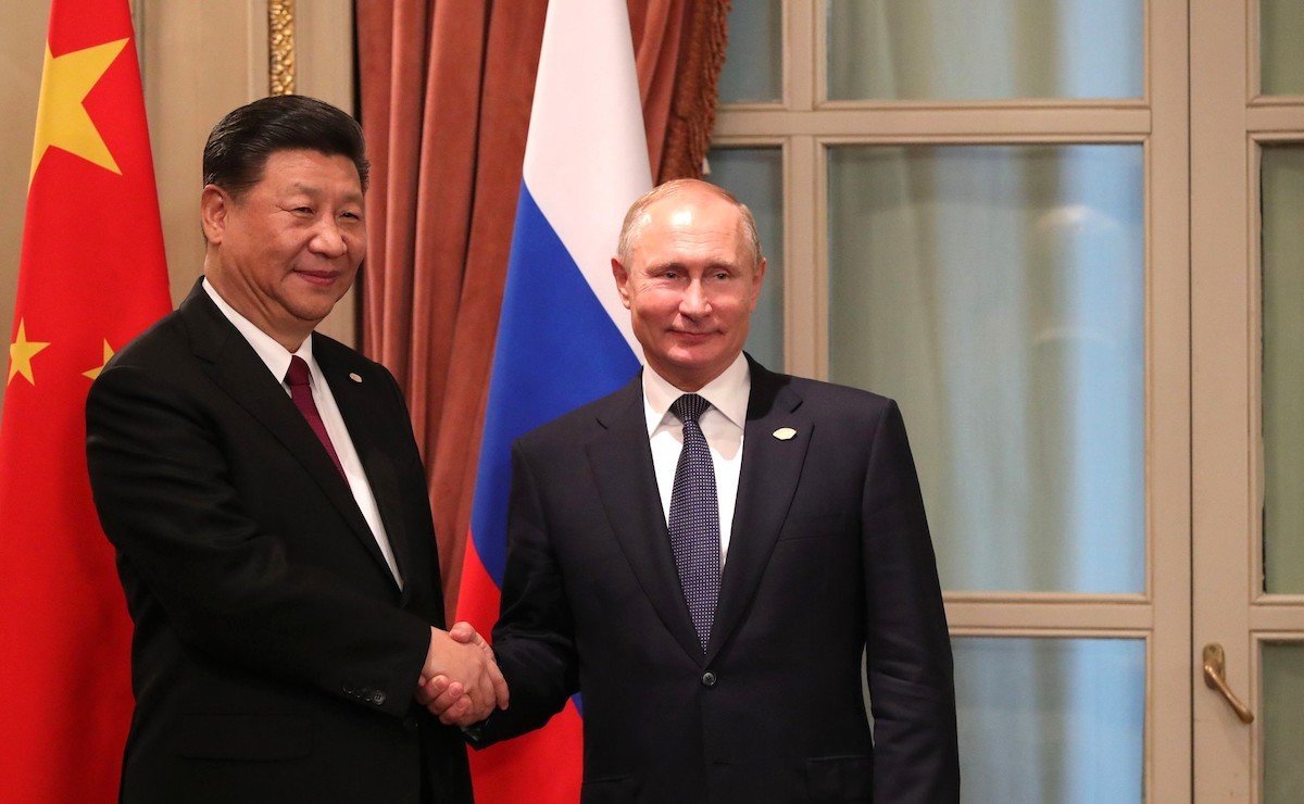 Putin and Xi, Russia, China and Iran
