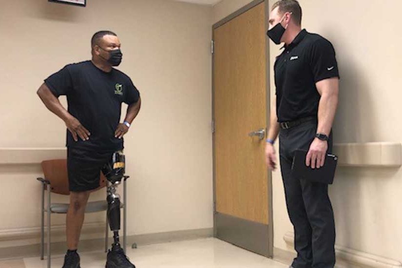 Marlon Bounds prosthetic knee