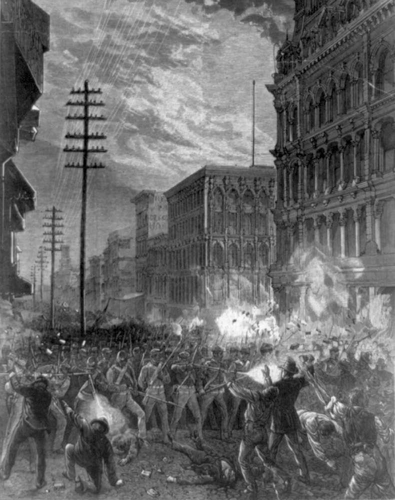 Great Railroad Strike of 1877 coffee or die 