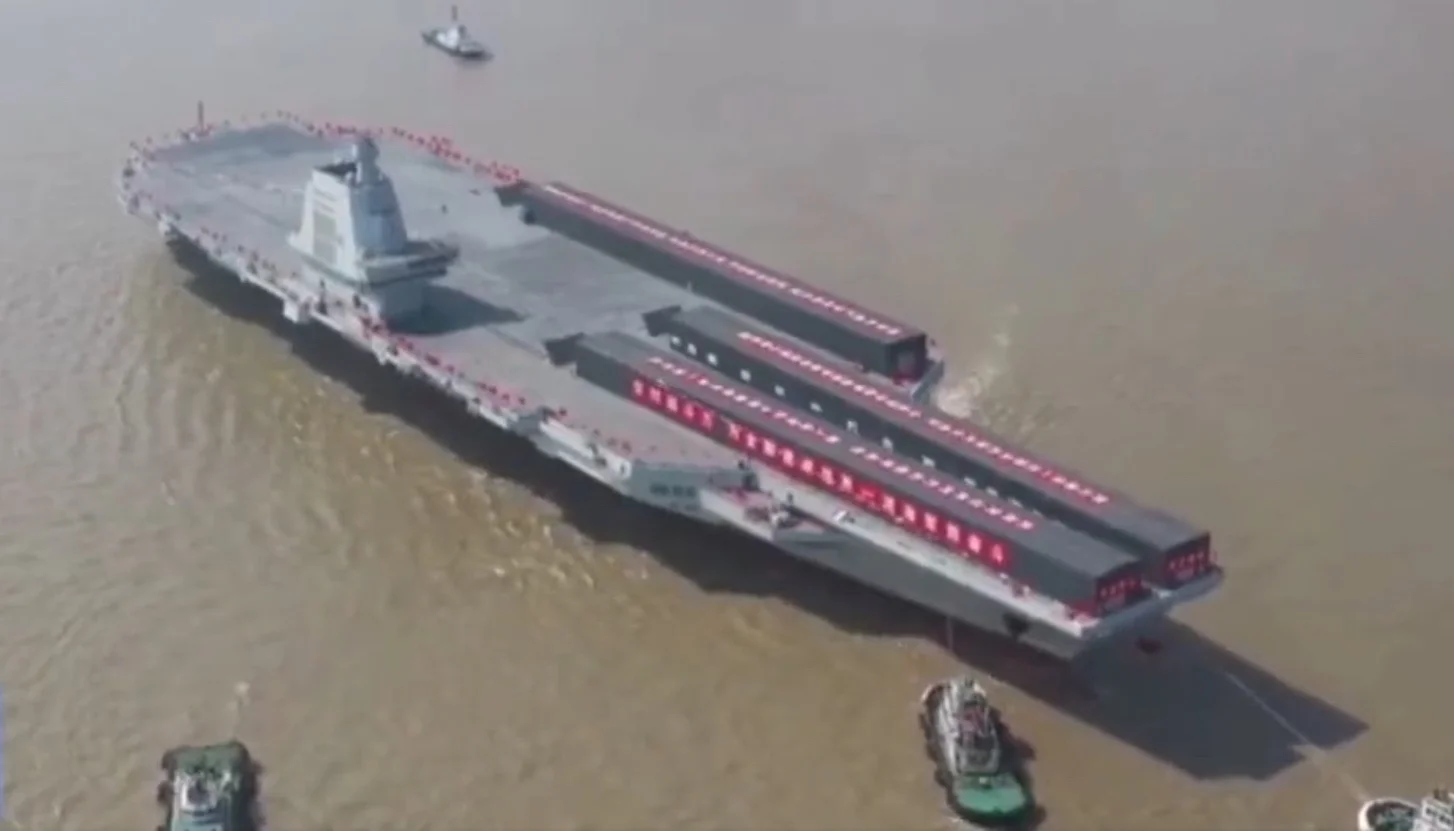 China new aircraft carrier Fujian