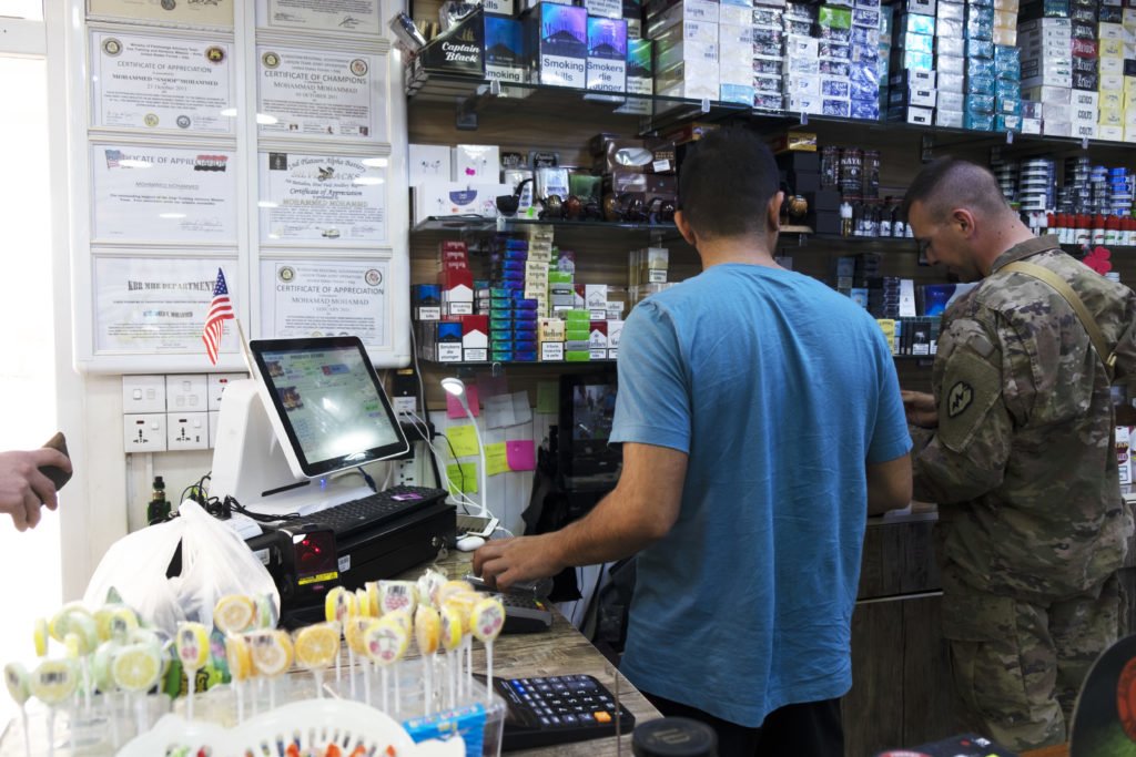 Moe’s shop in the bazaar. Photo by Kevin Knodell/Coffee or Die.