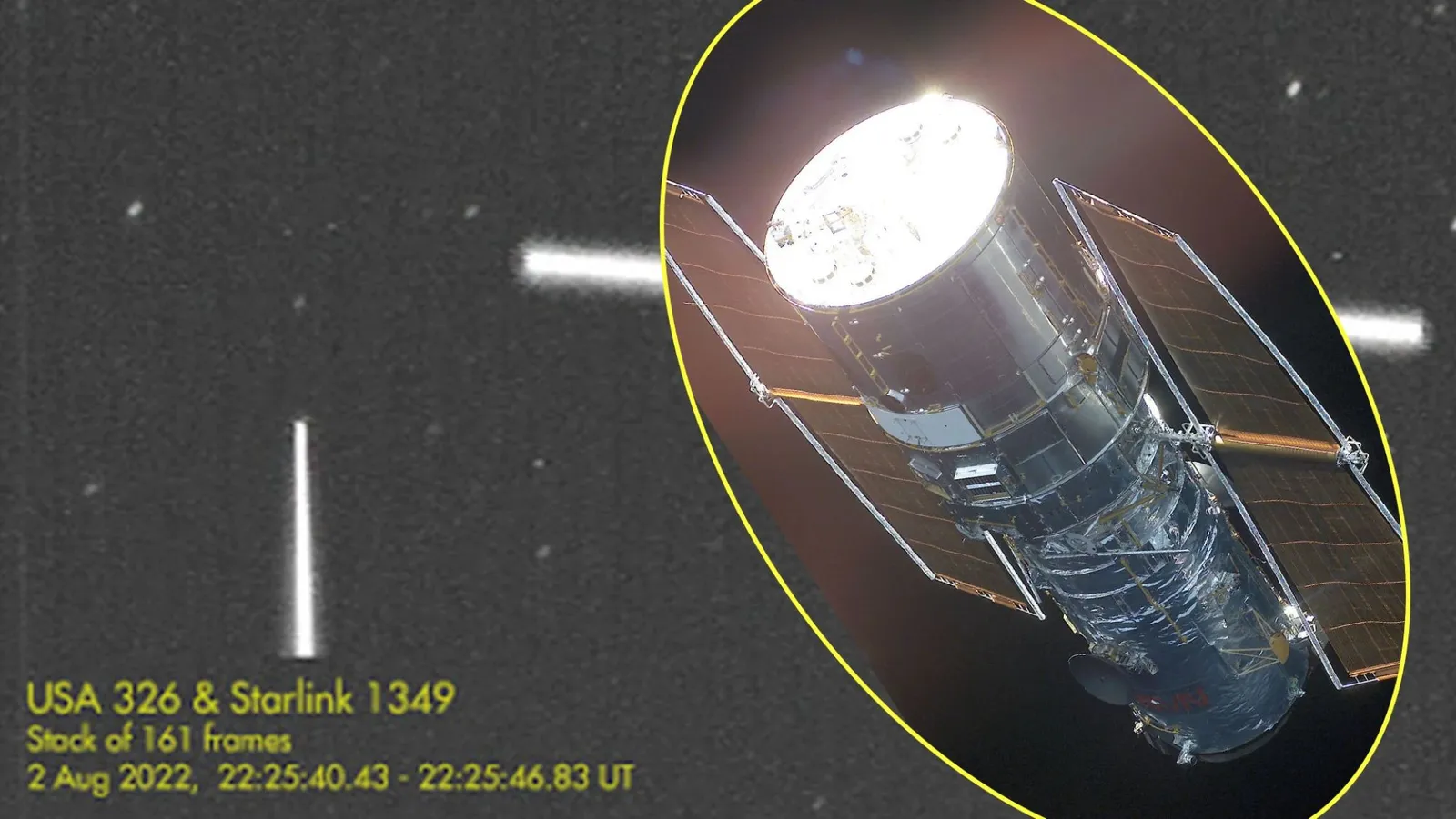 Russian spy satellite USA 326 intercept