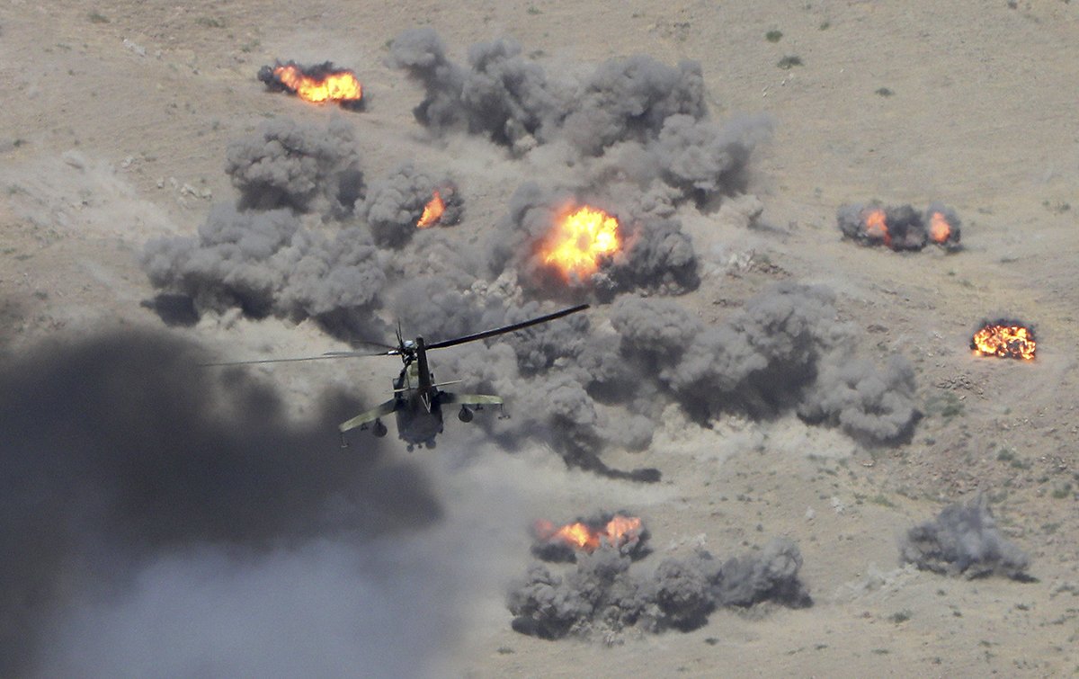Mil Mi-24 Hind helicopter coffee or die