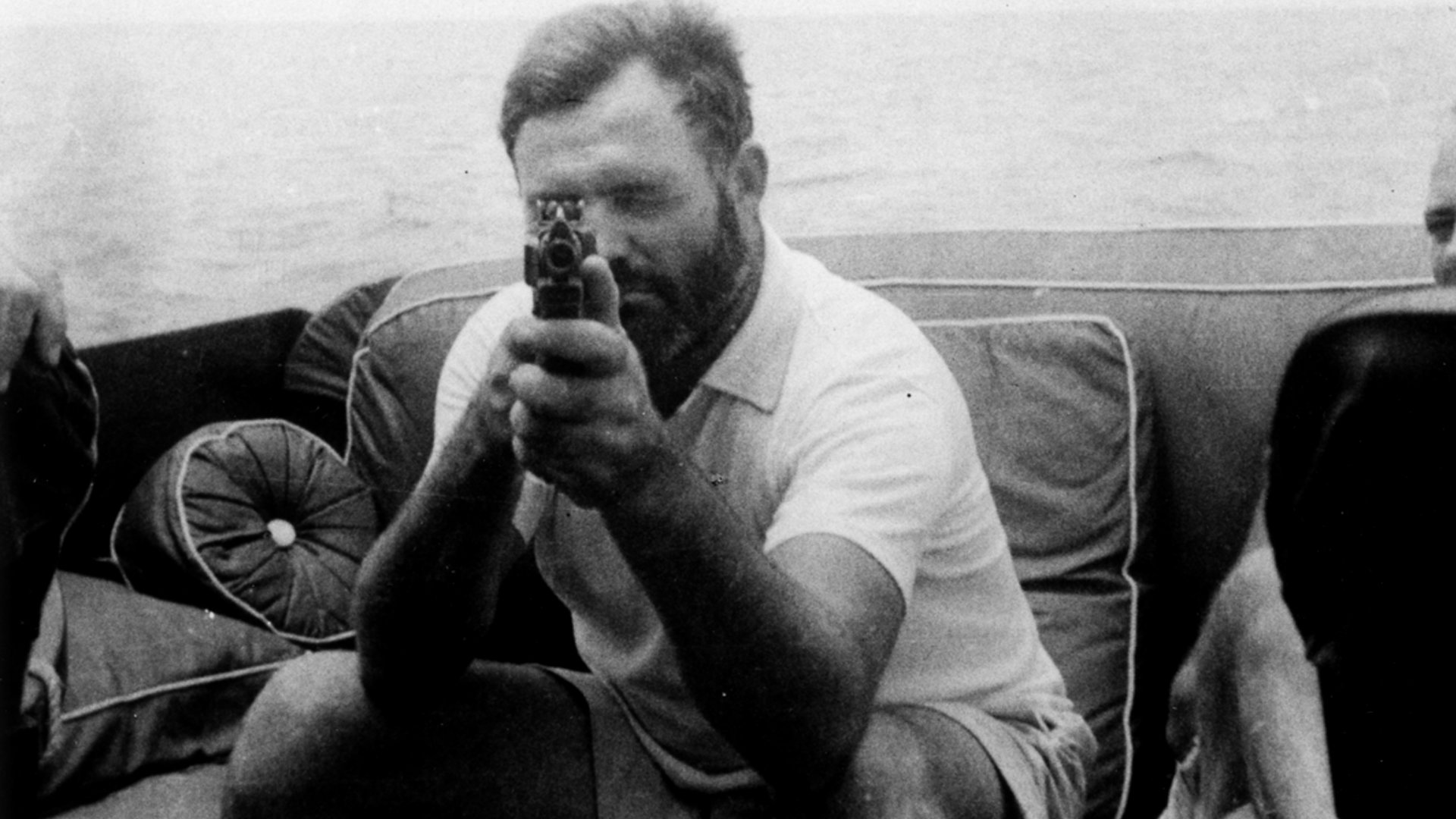 Ernest Hemingway Tommy gun