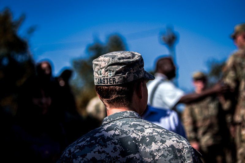 Maj. Lisa Jaster following an Army Ranger school graduation ceremony