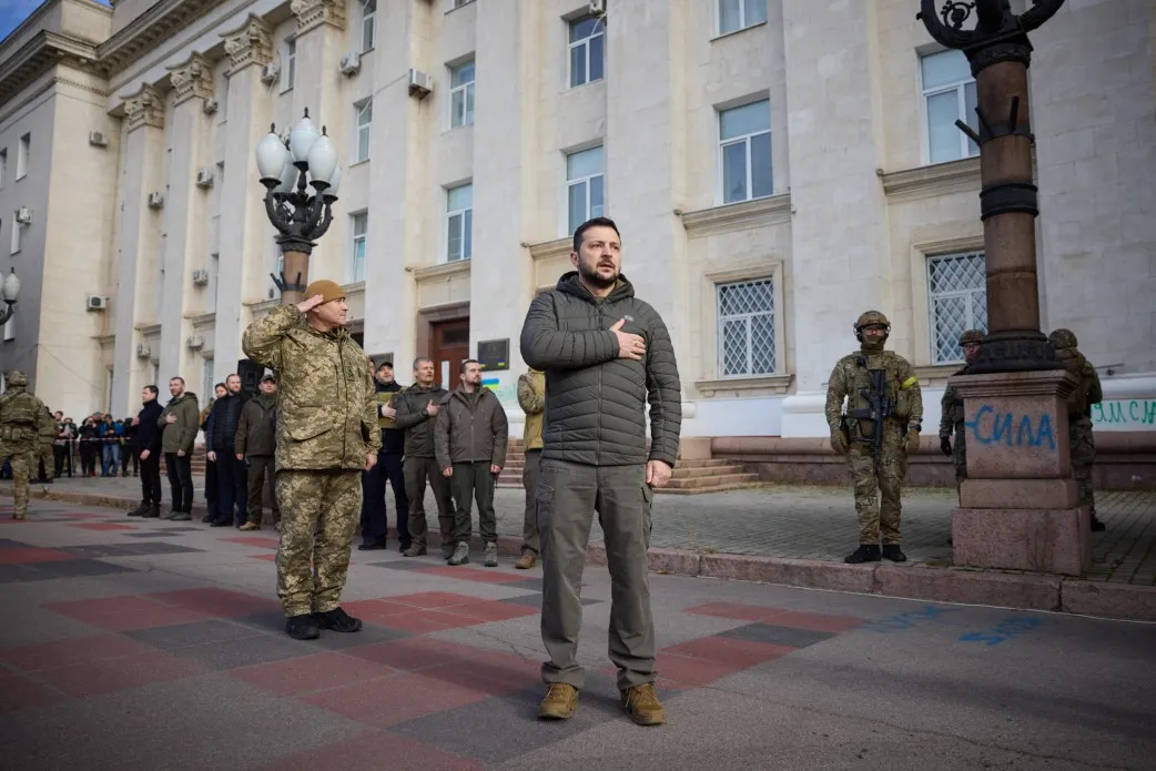 Zelenskyy in Kherson