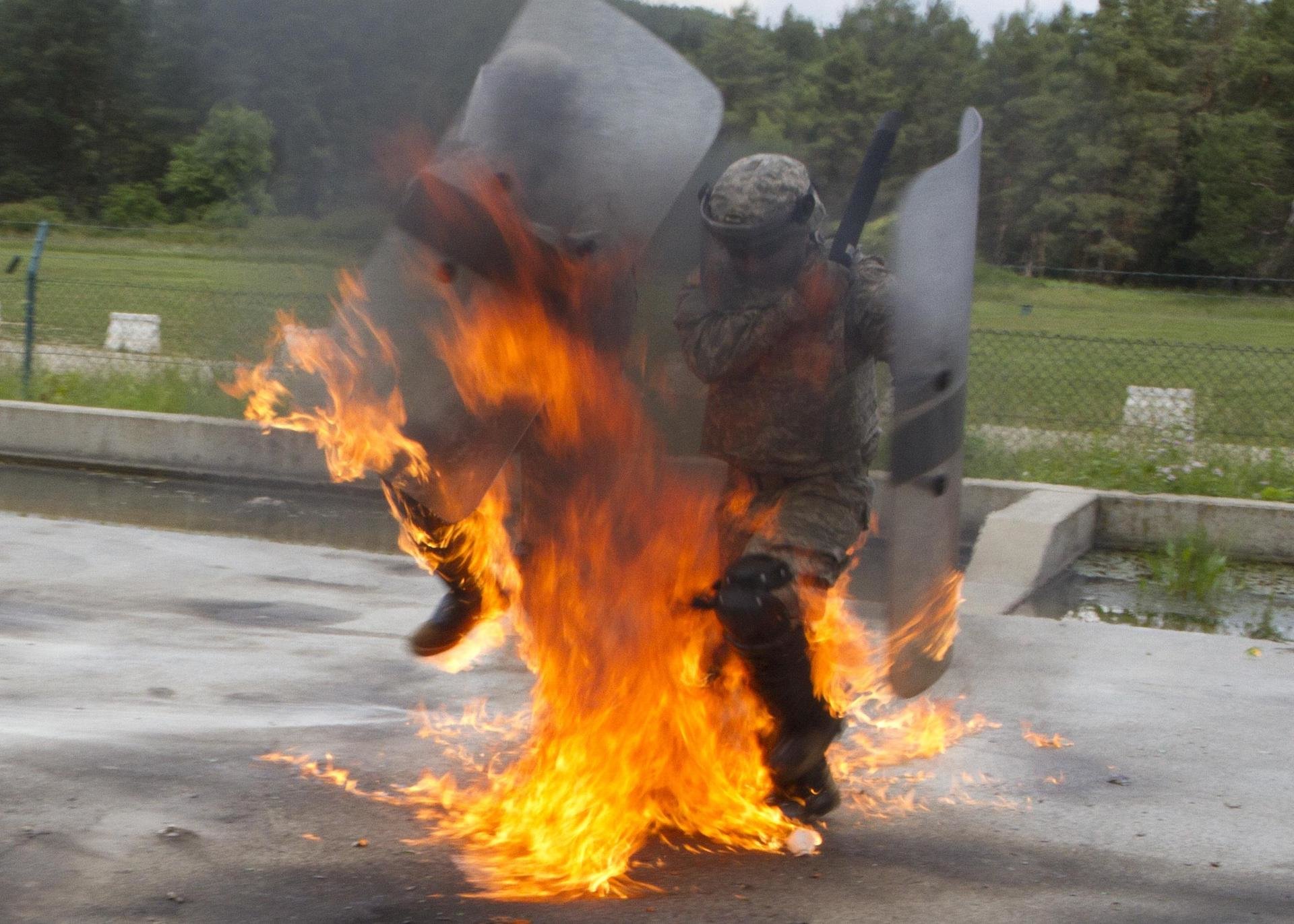 Portuguese army heats up training for national guard unit