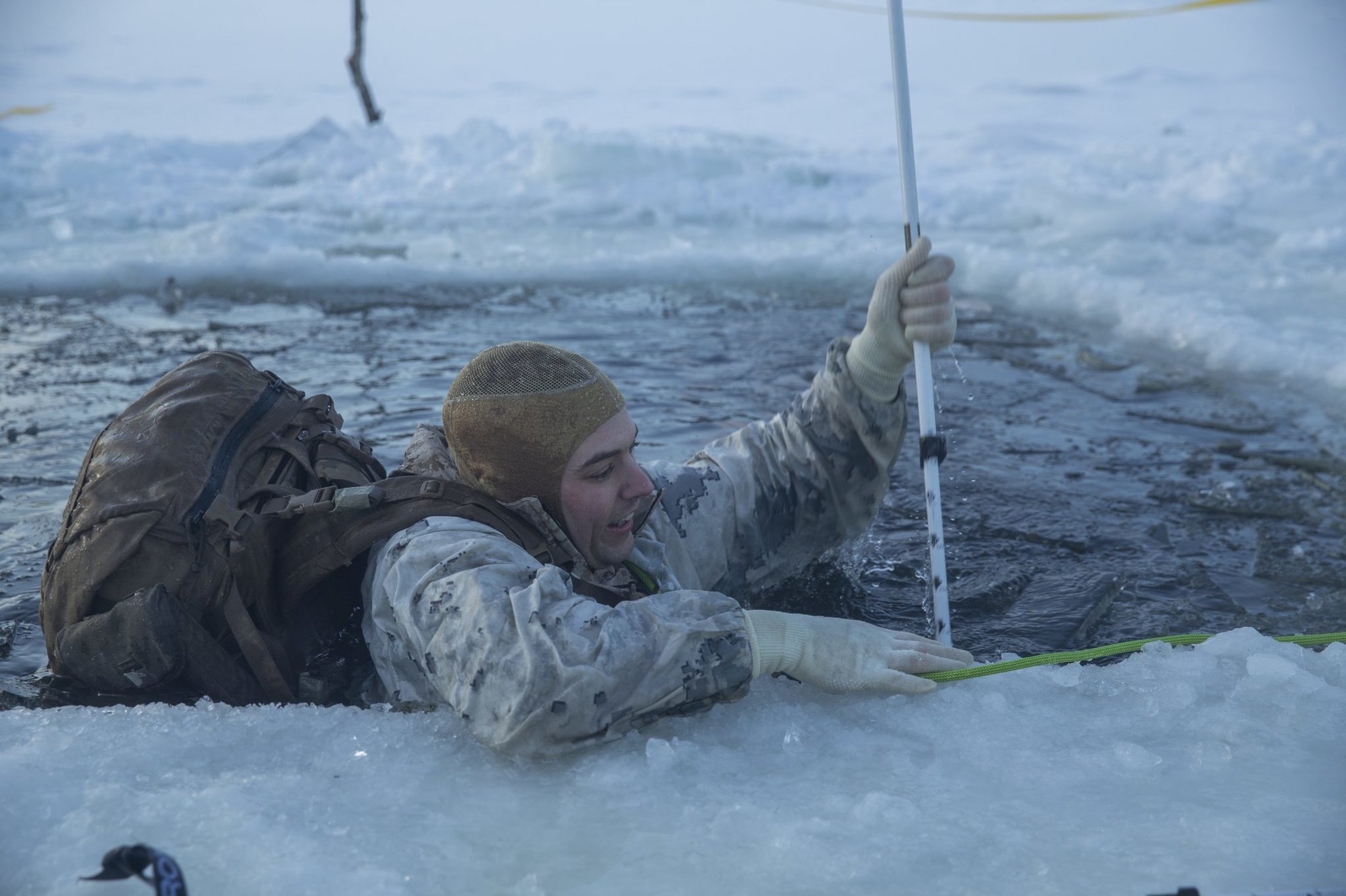 Marine on ice