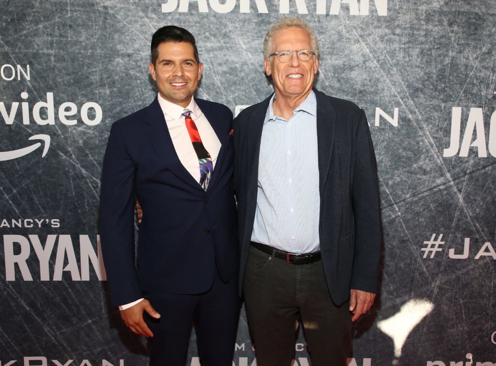 Creators Graham Roland and Carlton Cuse at the season one premiere of the Amazon Original "Tom Clancy's Jack Ryan." Photo by John Salangsang/January Images, courtesy of Amazon Prime Video.