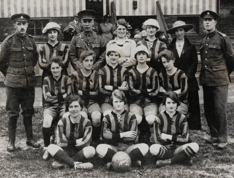 Women WWI soccer coffee or die 