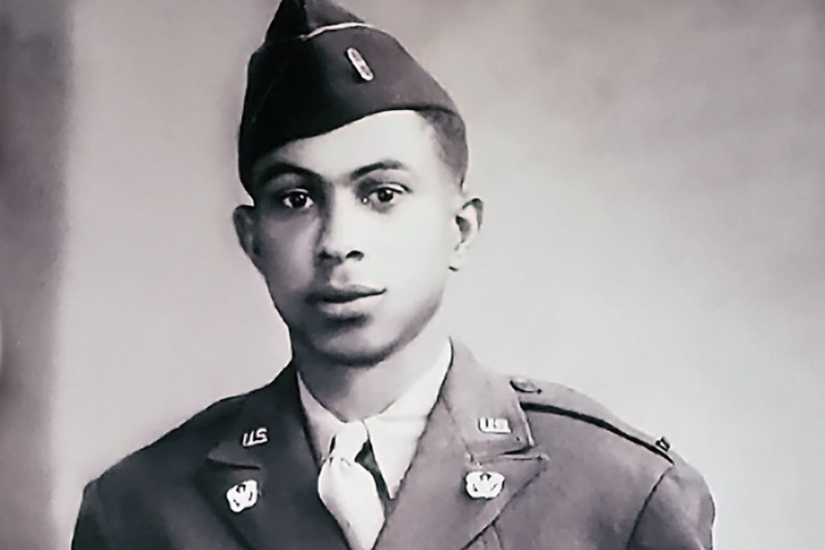 Johnnie Jones Purple Heart d-day WWII civil rights