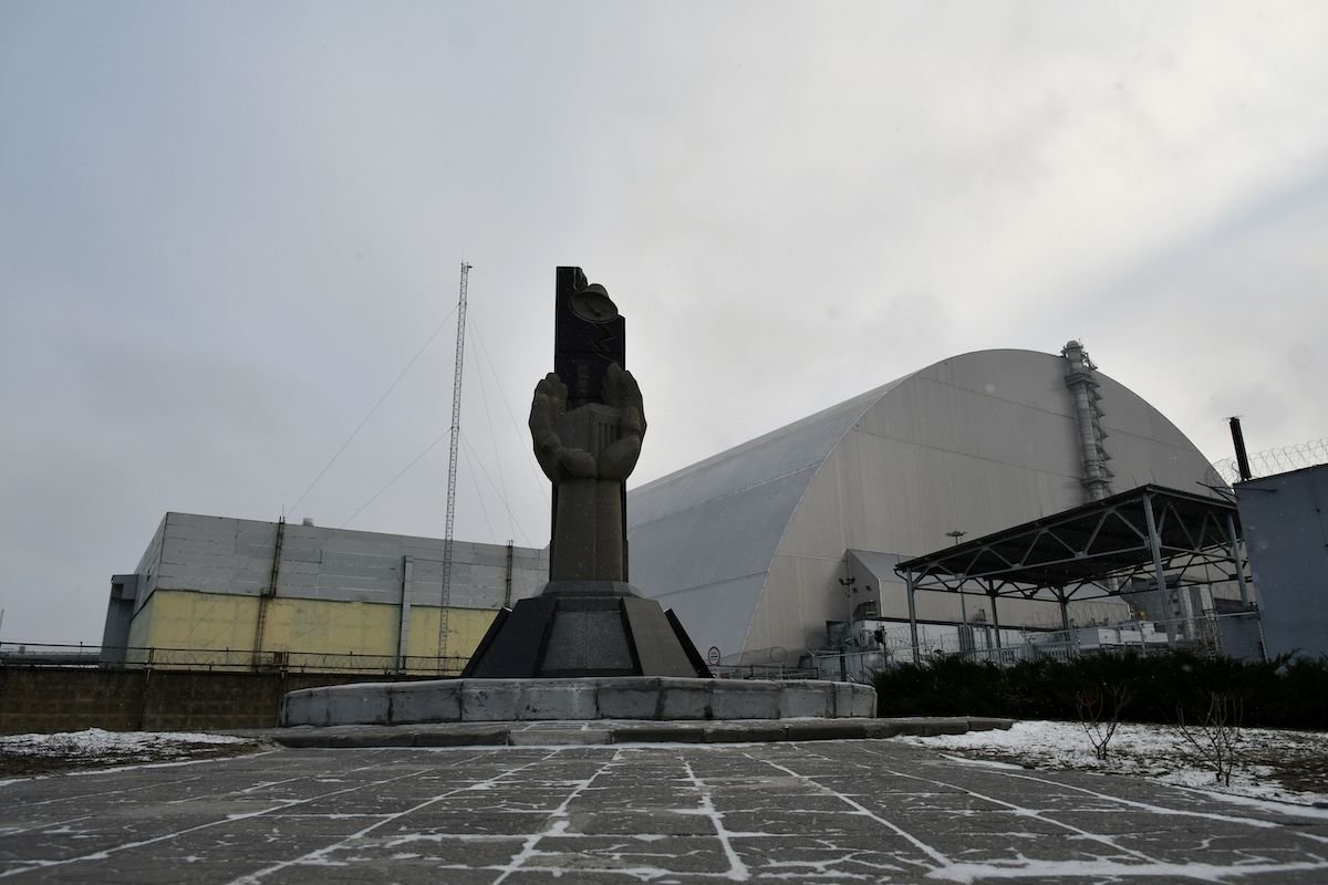 Chernobyl sarcophagus