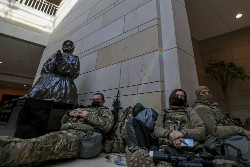 national guard at US Capitol