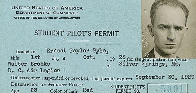 Ernie Pyle aviation coffee or die 