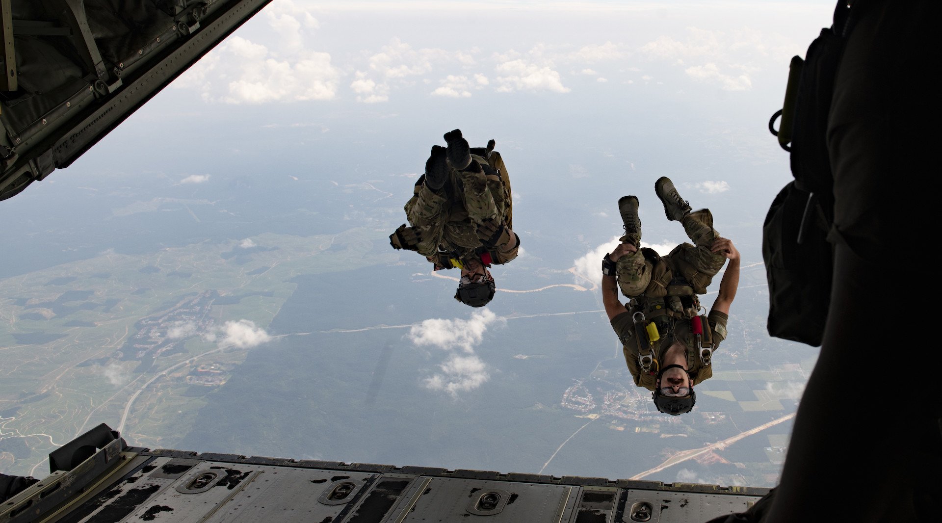 Air Force Special Ops pulls a flip