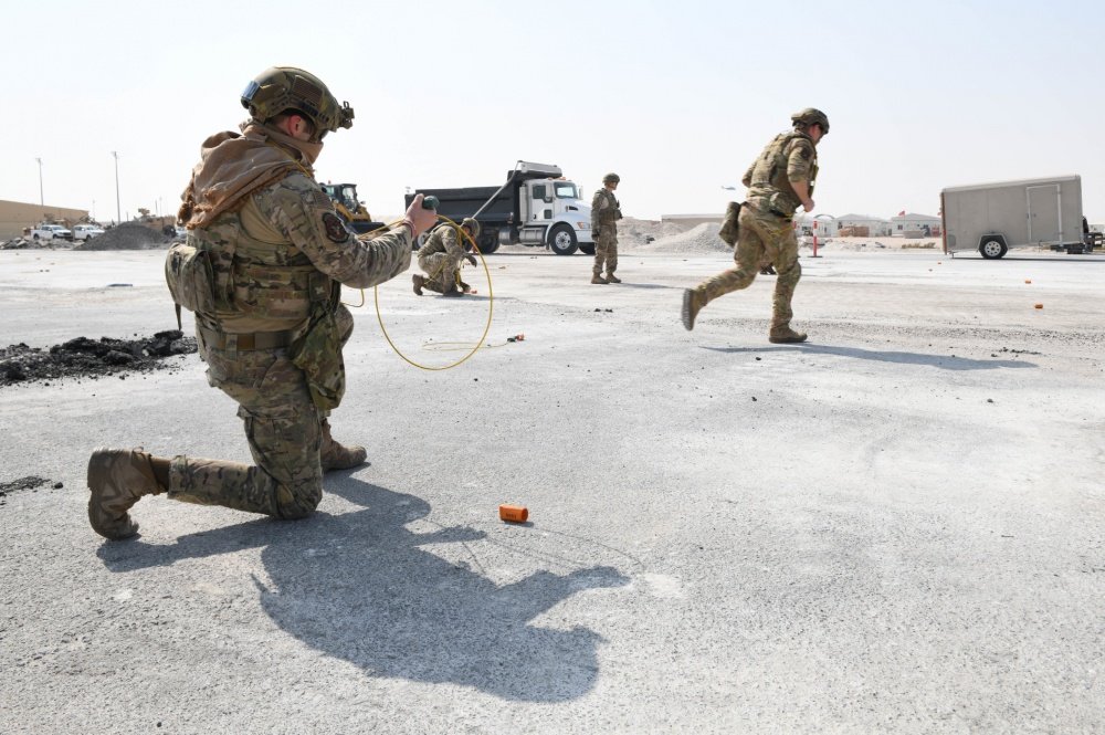 Rapid Airfield Damage Recovery training, Iran missiles