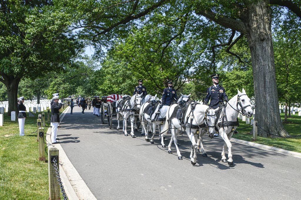 Justin Green Mills, Arlington National Cemetery