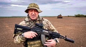 In this image taken from video released by Razgruzka_Vagnera telegram channel on Monday, Aug. 21, 2023, Yevgeny Prigozhin, the owner of the Wagner Group military company speaks to a camera at an unknown location. Razgruzka_Vagnera telegram channel via AP