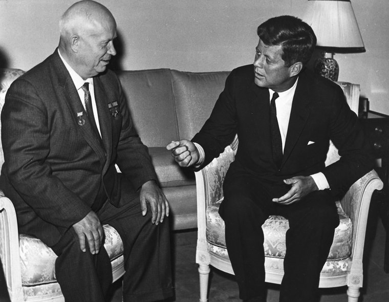 President JFK Soviet Union leader meet coffee or die