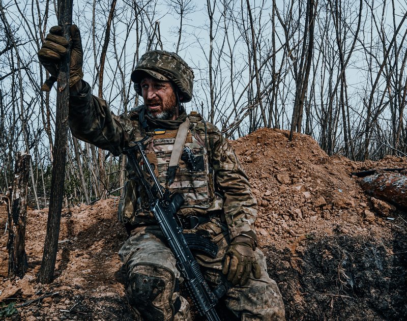 Ukrainian soldier