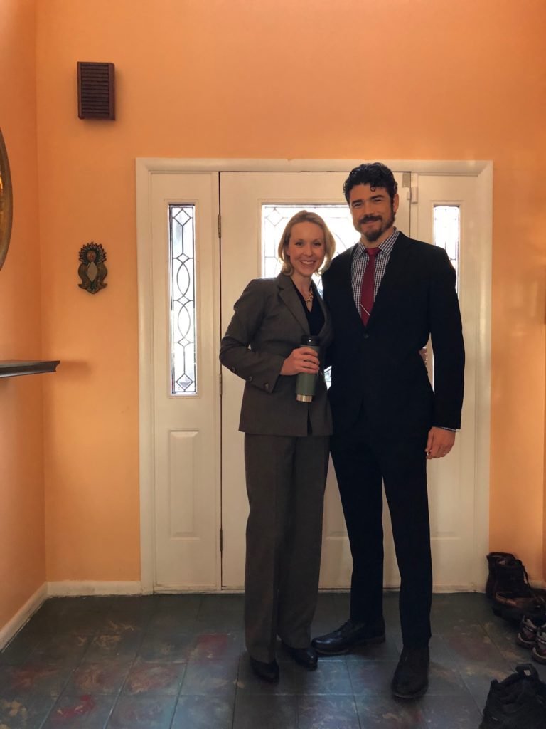 Shannon and Joe Kent in the home they shared in North Carolina. Photo courtesy of Joe Kent.