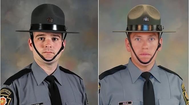 Pennsylvania state troopers, Texas wildfire