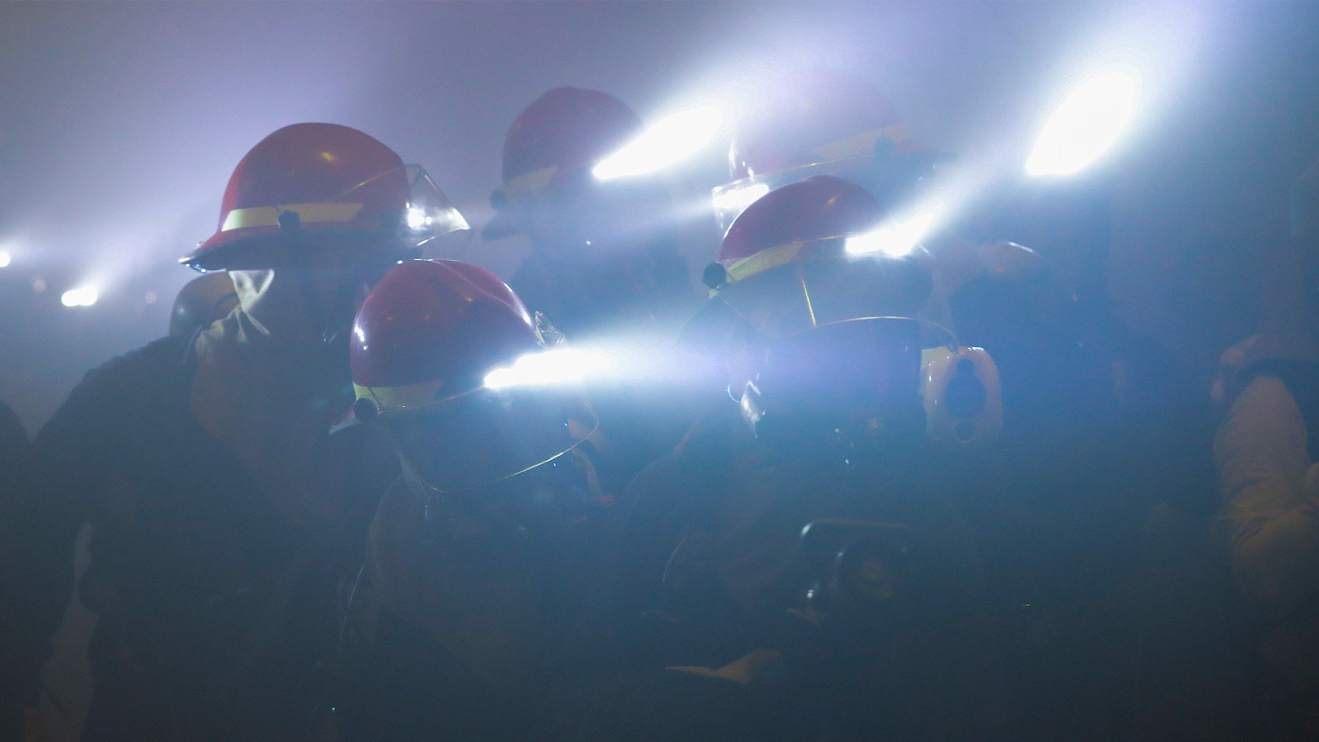 Sailors assigned to Nimitz-class aircraft carrier Abraham Lincoln (CVN 72) participate in firefighting drills on June 6, 2017, while the warship was underway in the Atlantic Ocean. On Nov. 29, 2022, off the coast of Southern California, nine sailors were injured battling a blaze on board the flattop. US Navy photo by Mass Communication Specialist Seaman Jacob Smith.