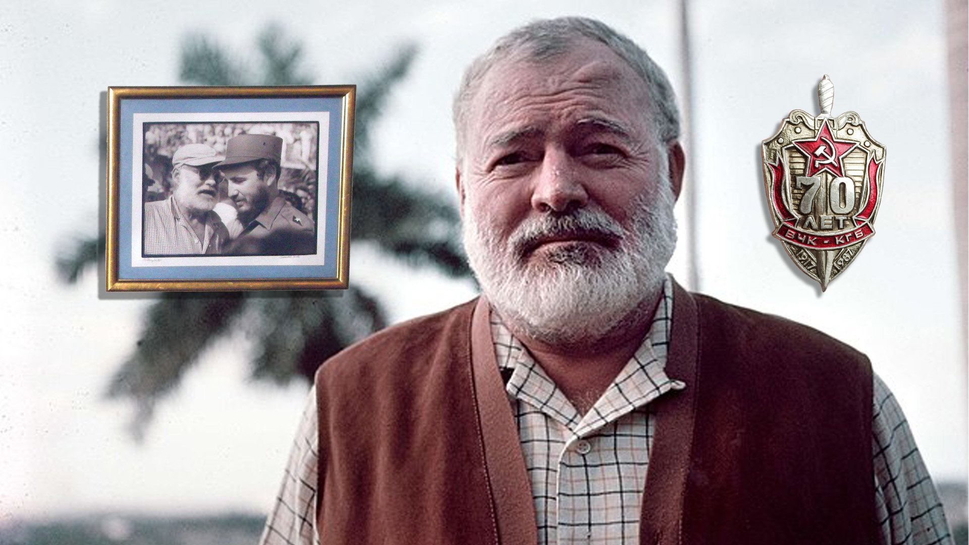 Did Ernest Hemingway, one of the 20th-century's most prolific American novelists, have involvement in espionage activities associated with the FBI and the KGB? Wikimedia Commons photos. Composite by Coffee or Die Magazine.