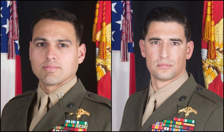 U.S. Marines Captain Moises Navas and Gunnery Sergeant Diego Pongo were killed in a firefight near K1. U.S. Army photos.