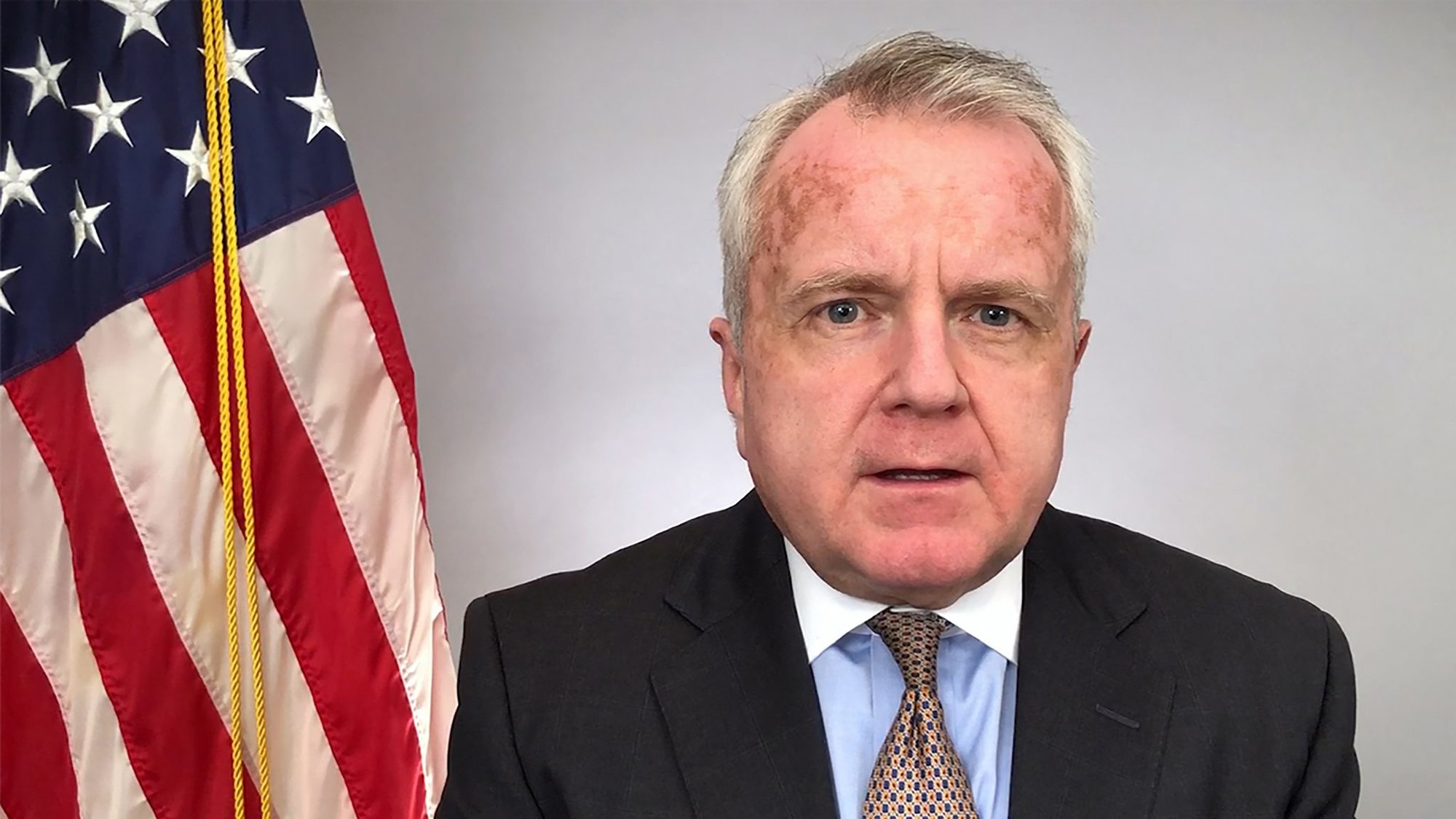 U.S. ambassador to Russia, John Sullivan. Screenshot from YouTube.