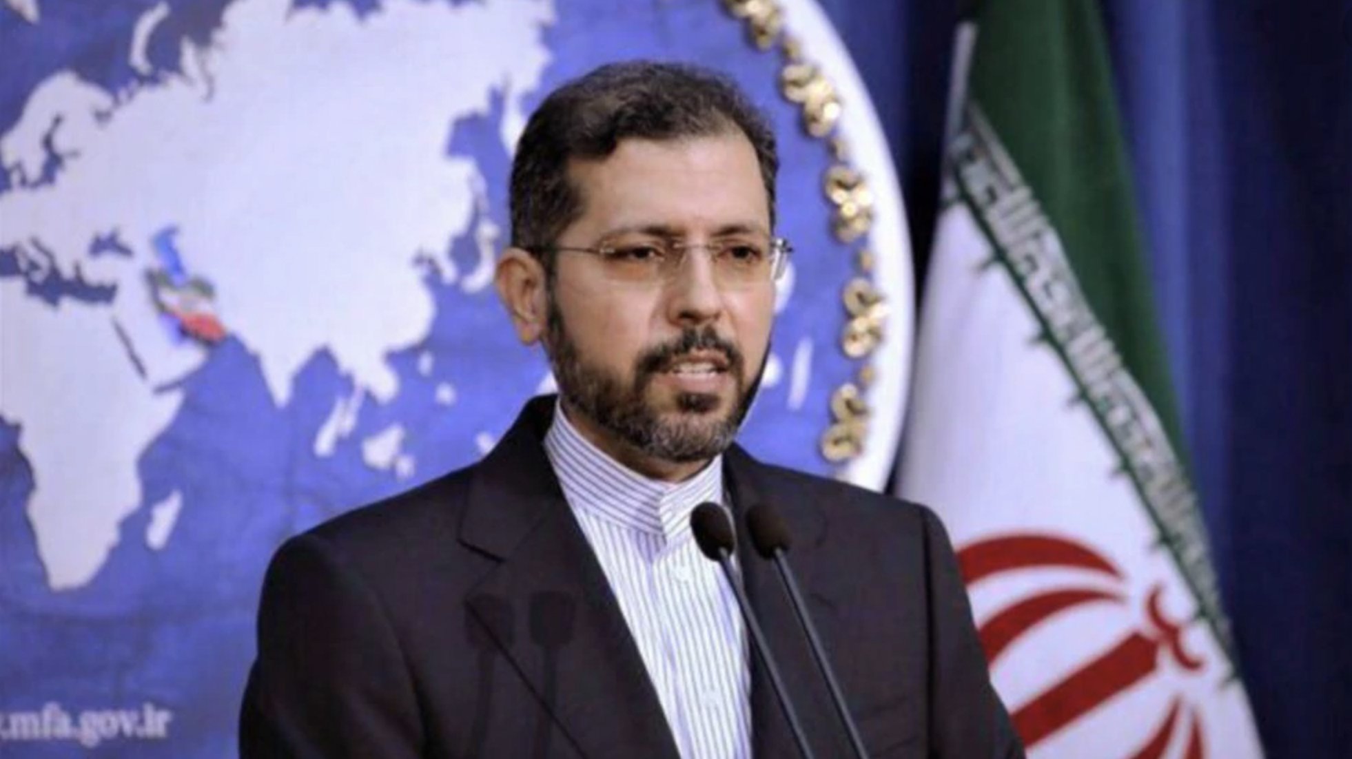 Iranian Foreign Ministry spokesman Saeed Khatibzadeh (file photo)