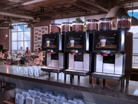 The Curtis Genesis is the first purpose-built, automated bean-to-cup machine from Curtis designed exclusively around pressure-brewed coffee. Photo courtesy of the Wilbur Curtis Co.