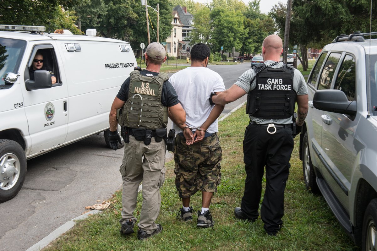 A crackdown in Utah on street gangs, Operation “Salt City” resulted in the arrest of 248 individuals from May through September 2015. Of those arrested, 124 were active gang members. During the operation 22 firearms, more than $237,000 in US currency, 70 grams of heroin, 266 grams of cocaine, and 723 grams of marijuana with a total estimated street value of almost $44,000 ended up in the hands of law enforcement. US Marshals photo by  Shane T. McCoy.
