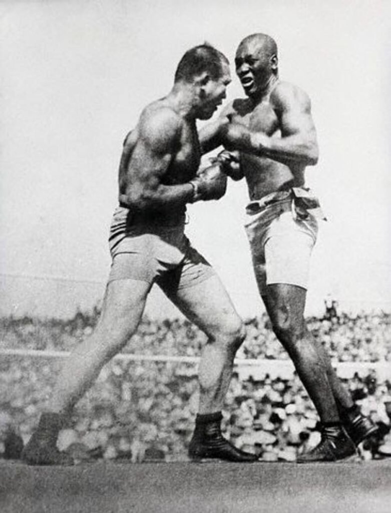 Jack Johnson vs Jim Jeffries riot coffee or die 