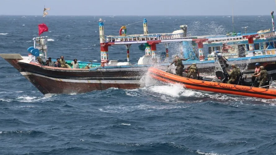 Navy, Coast Guard Battle Smugglers in Gulf of Oman