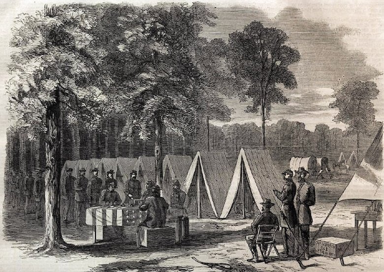 military role in presidential election, Civil War absentee voting, coffee or die 