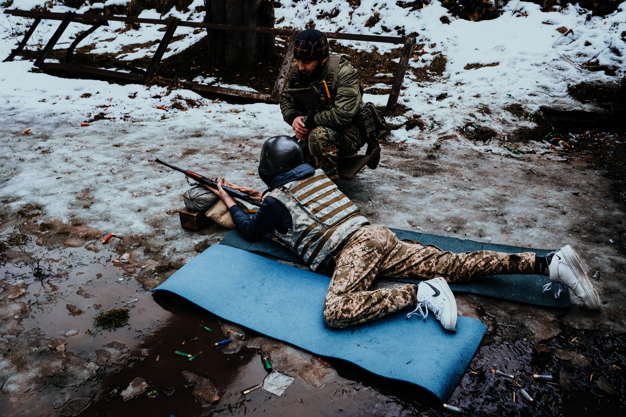 ukraine civilian soldier training