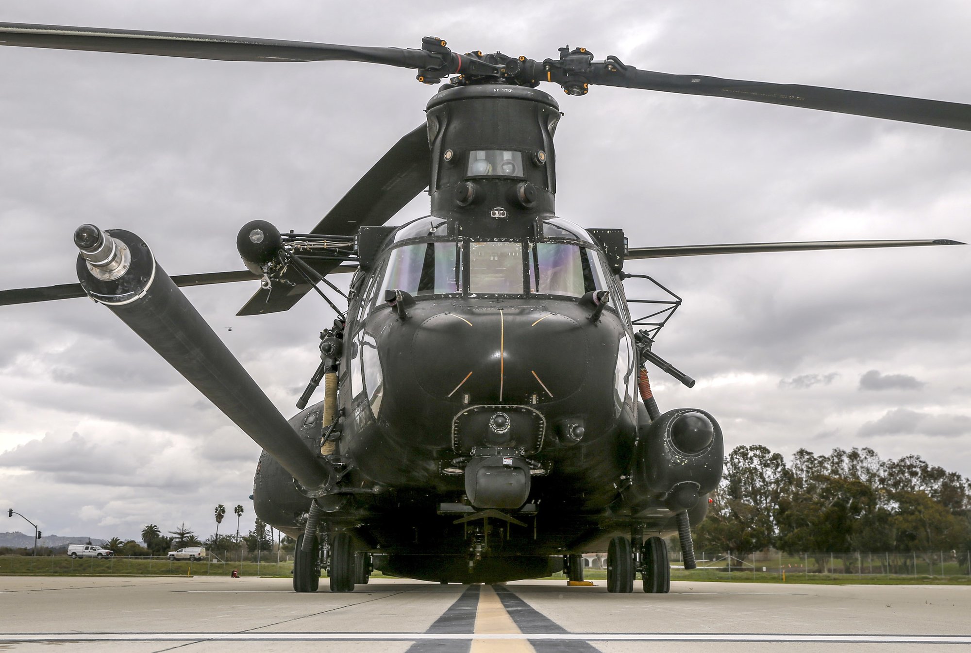 An MH-47 Chinook with the 160th Special Operations Aviation Regiment in 2019. US Marine Corps photo by Lance Cpl. Drake Nickels.