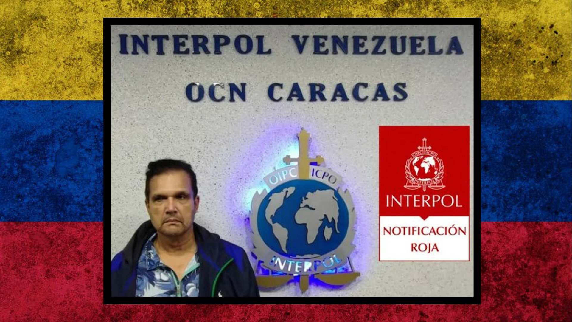 The portly and corrupt Malaysian military contractor Leonard Glenn “Fat Leonard” Francis, 57, was detained on an Interpol "Red Notice" on Tuesday, Sept. 20, 2022, in Venezuela. Interpol Venezuela OCN Caracas photo.