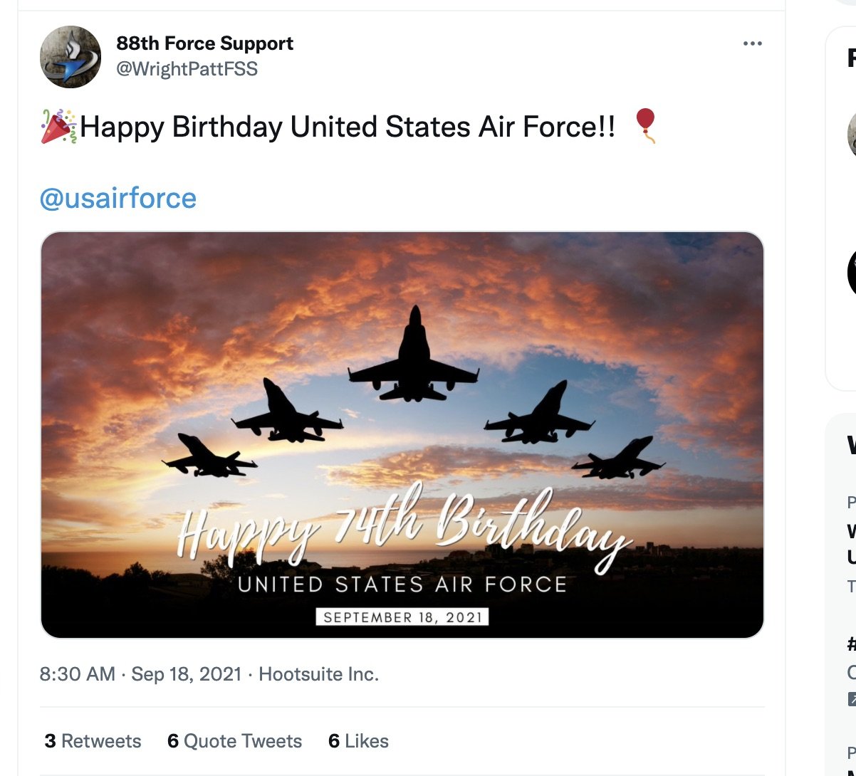 Air Force birthday