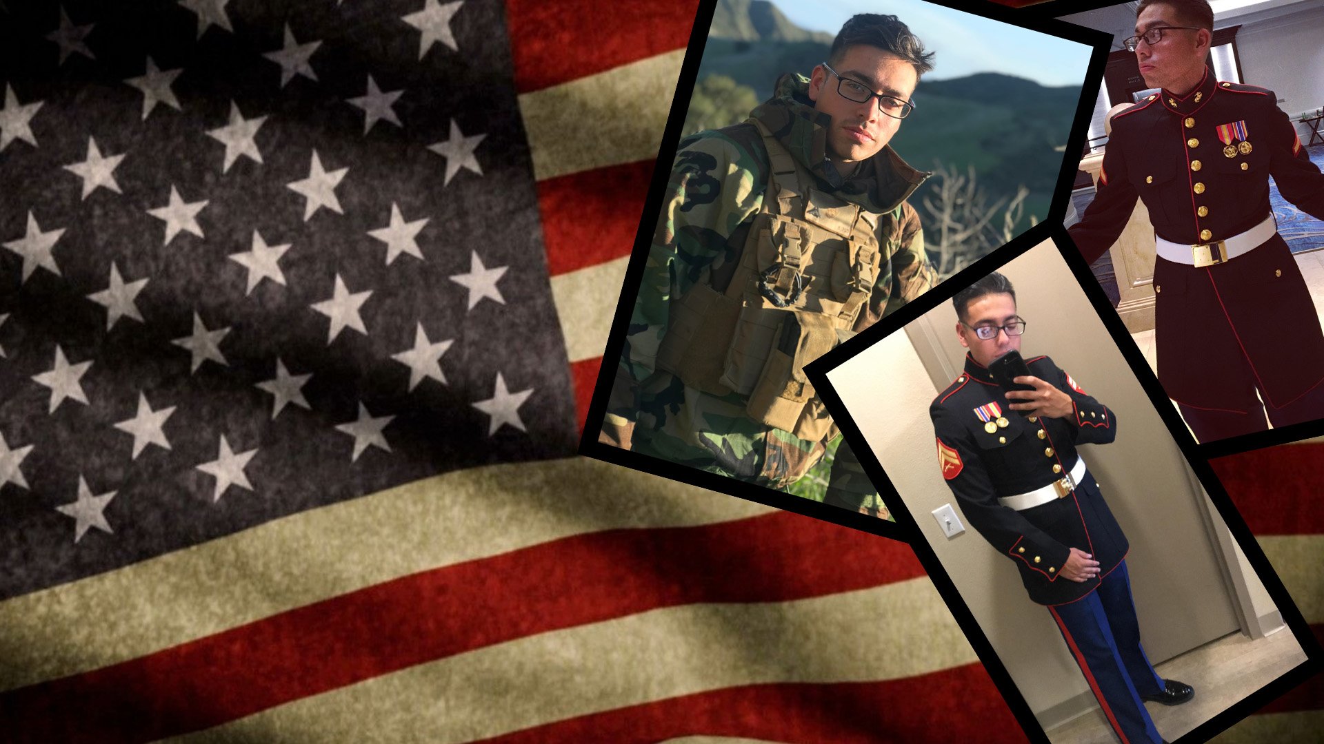 New Jersey Army National Guard Cpl. Michael Ariza, 29, served honorable in the US Marine Corps from 2016 to 2020. Cops in New York continue to search for the suspect who stole his car and the uniforms stored inside it. Photos courtesy of Michael Ariza. Coffee or Die Magazine composite.