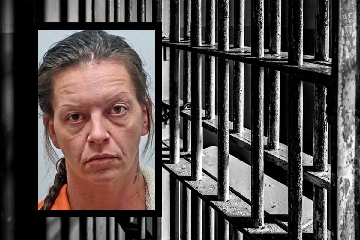 Tiffany Miller, 38, of Kendallville, Indiana, was sentenced Thursday, July 14, 2022, to 240 months (20 years) in federal prison, by US District Judge Robert Wier, for possession of a stolen firearm and possession of a firearm by a convicted felon. Composite by Coffee or Die Magazine.