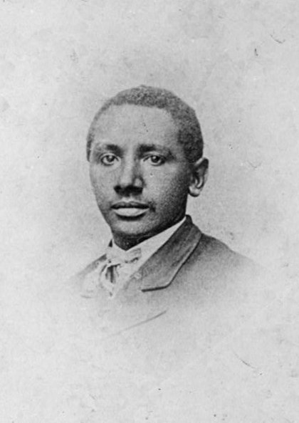 Thomas R. Hawkins, Medal of Honor recipient. This photograph was part of the material prepared by W.E.B. Du Bois for the Negro Exhibit of the American Section at the Paris Exposition Universelle in 1900 to show the economic and social progress of African Americans since emancipation.