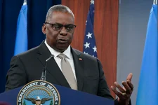 Defense Secretary Lloyd Austin speaks at the Pentagon in Washington, Nov. 16, 2022. Lawyers for a group of Navy SEALS and other Navy personnel who oppose a COVID-19 vaccination requirement on religious grounds want a federal appeals court to keep alive their legal fight against the Biden administration. Congress voted to end the requirement in December 2022, but vaccine opponents note that commanders can still make decisions on how and whether to deploy unvaccinated troops, under a memo signed last month by Austin. AP photo by Susan Walsh, File.