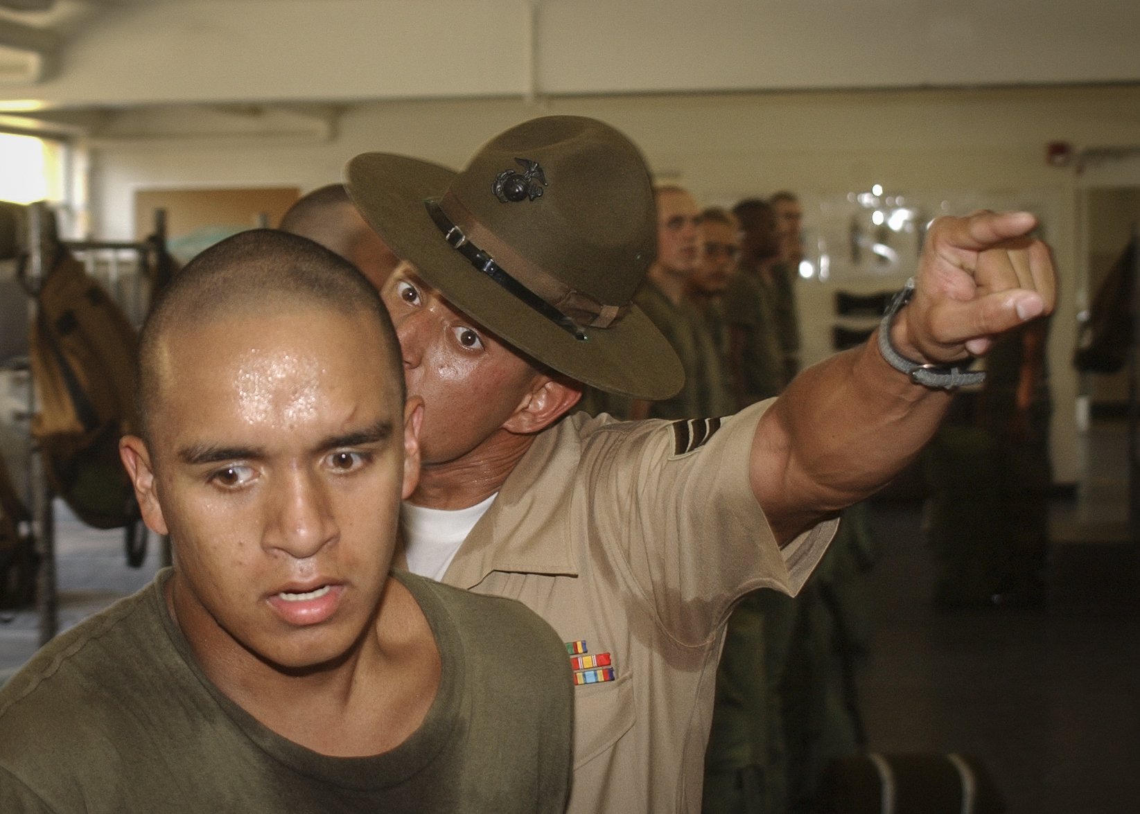 Black Friday 2003 at Marine Corps Recruit Depot San Diego, Sgt. Fernando Galvan