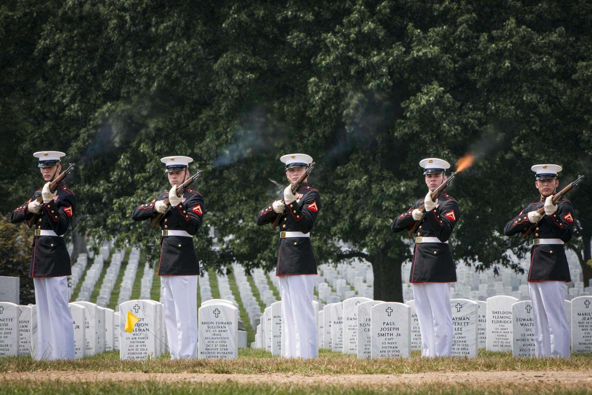 Marine Pfc. Anthony Brozyna, Arlington National Cemetery