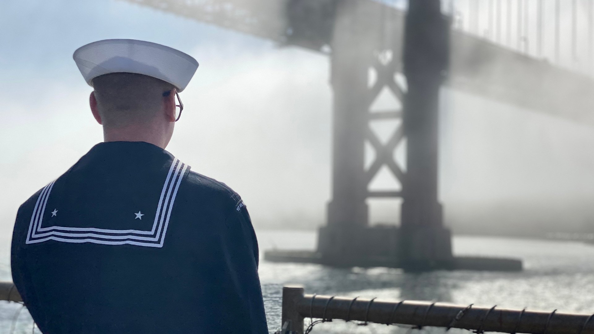 Launched four years ago, the US Navy Community College offers Marines, Coast Guardsmen and sailors, like those manning the rails on board the amphibious dock landing ship Harpers Ferry on Oct. 7, 2022, in San Francisco. US Navy photo by Mass Communication Specialist 1st Class Margie Vinson.