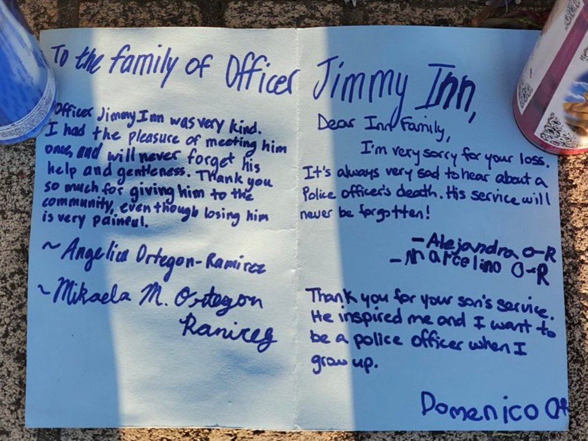 Stockton California Police Officer Jimmy Inn killed