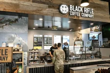 Coffee enthusiasts around the country like this service member are ready to once again get out and enjoy that coffee shop experience. Photo courtesy of Black Rifle Coffee Company.