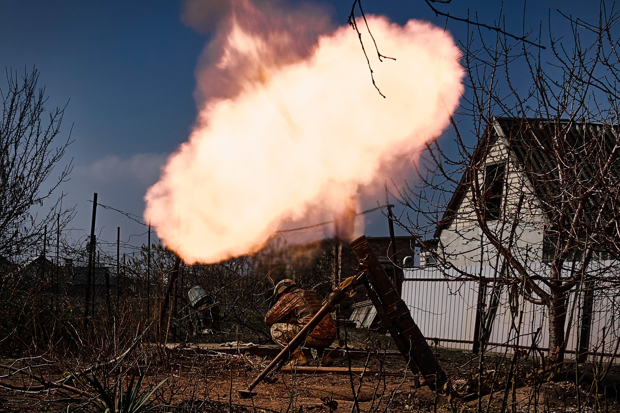 Inside a bomb shelter during the Oct. 10, 2022, Russian missile attack on Kyiv. Photo by Nolan Peterson/Coffee or Die.